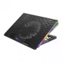 Base di raffreddamento per notebook ESPERANZA EGC101 — 1 ventola 18 cm, 76 cfm, 800 giri/min, 5 posizioni in altezza, LCD, alimentazione USB