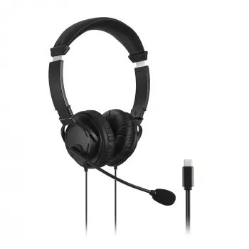 Cuffie Kensington Classic USB-C con microfono, con filo, telefonate/musica, cuffie, nero