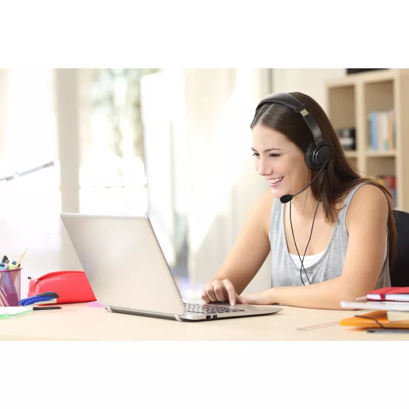Cuffie Kensington Classic USB-C con microfono, con filo, telefonate/musica, cuffie, nero
