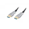 Lanberg CA-HDMI-20FB-0400-BK cavo HDMI 2.0 ottico attivo (AOC), 40 m, tipo A maschio-maschio, 4K 60 Hz (3840x2160), 18 Gbit/s, Ethernet, nero