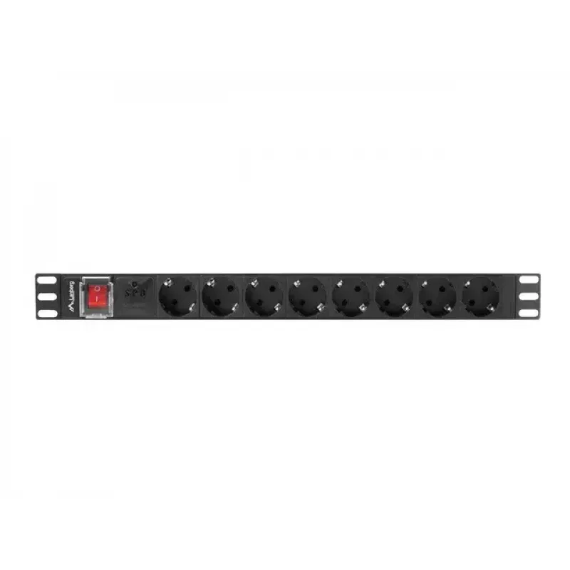 Unità di distribuzione di corrente PDU Lanberg PDU-08F-0200-BK