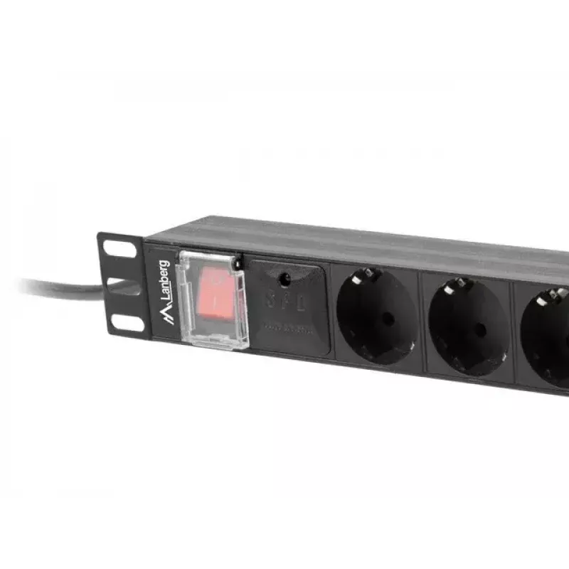 Unità di distribuzione di corrente PDU Lanberg PDU-08F-0200-BK