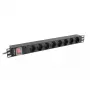Unità di distribuzione di corrente PDU Lanberg PDU-08F-0200-BK