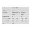Cavo patch in fibra ottica DIGITUS, LC su SC multimodale 50/125 µ, duplex lunghezza 2 m classe OM3