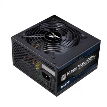 Alimentatore Zalman ZM500-TXII V2 MegaMax 80PLUS 230V EU STANDARD certificato ad alte prestazioni PCI-E 500 W 20+4 pin ATX nero