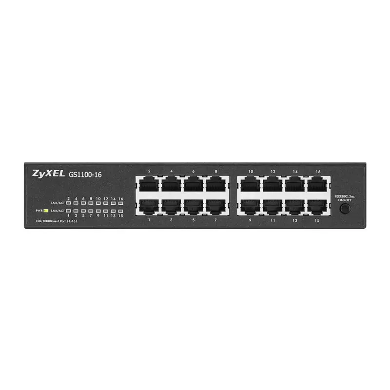Zyxel GS1100-16 Gigabit Ethernet non gestito (10/100/1000)