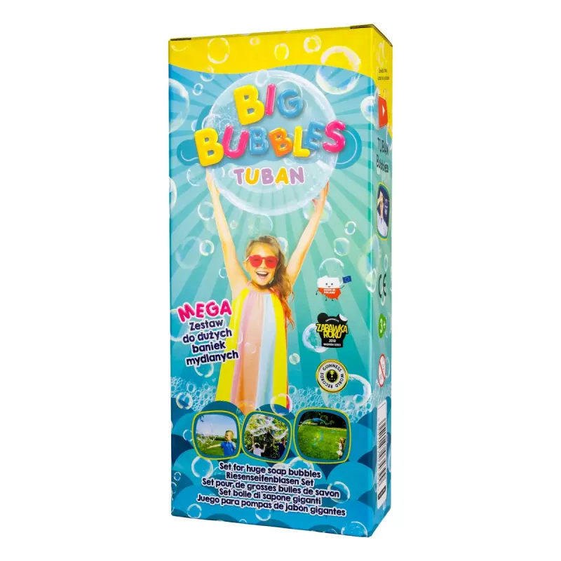 Set bolle di sapone Tuban MEGA SET FOR BIG BUBBLES età consigliata 3 anni