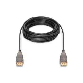 Cavo in fibra ottica ibrida AOC DisplayPort DIGITUS M/M UHD 8K@60Hz, CE, nero 15m