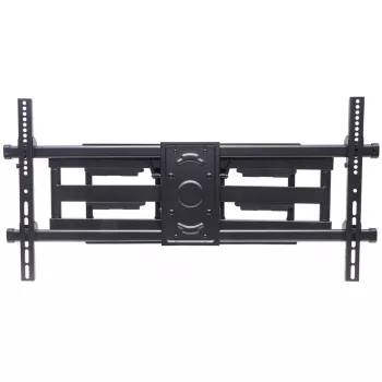 Supporto a parete Manhattan per TV e monitor (totalmente orientabile), per schermi da 37 inch a 75 inch, compatibilità VESA: tutte tra 200 x 200 mm e 800 x 400 mm – verifica le dimensioni dei quattro fori di montaggio sul retro dello schermo per assicurarti che corrispondano, max. 75 kg, nero, supporto, garanzia a vita