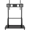 Supporto da terra portatile per schermi piatti TECHLY Signage Display Mount ICA-TR30 — per schermi da 55 a 100 inch, VESA 1200x600, carico max. 150 kg, ruote, nero