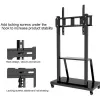 Supporto da terra portatile per schermi piatti TECHLY Signage Display Mount ICA-TR30 — per schermi da 55 a 100 inch, VESA 1200x600, carico max. 150 kg, ruote, nero