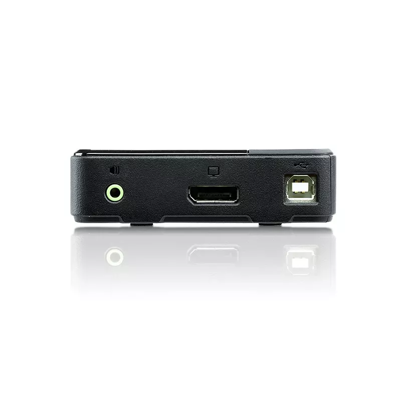 Switch KVM ATEN 2 porte USB 4K DisplayPort 1.2 (cavi KVM inclusi)