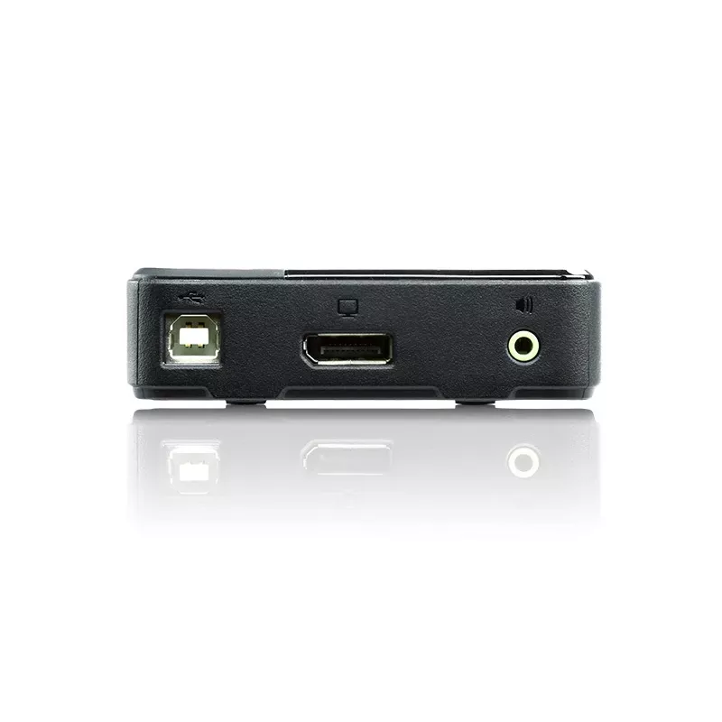 Switch KVM ATEN 2 porte USB 4K DisplayPort 1.2 (cavi KVM inclusi)