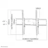 Supporto a parete per TV Neomounts LFD-W2000 60-100