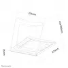 Supporto per laptop Neomounts NSLS075 nero 10-16