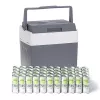 Adler AD 8078 Frigo portatile elettrico, 28 l, grigio/bianco