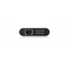 ICY BOX IB-DK4040-CPD con filo USB 3.2 Gen 1 (3.1 Gen 1) Type-C antracite, nero