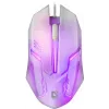Defender Cyber MB-560L mouse da gaming cablato, bianco, retroilluminazione a 7 colori