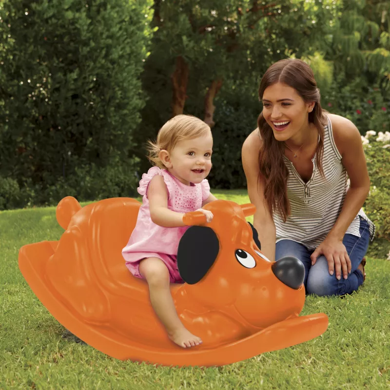 Little Tikes cane a dondolo - arancione, singolo, 1 anno/i, plastica, arancione
