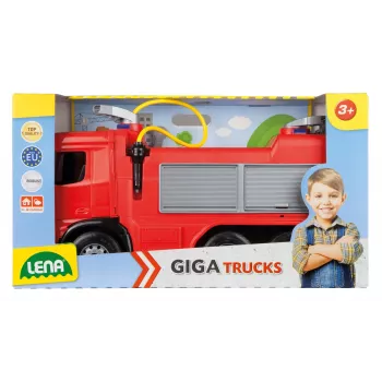 Lena GIGA TRUCKS camion dei pompieri a pedali Arocs, camion dei pompieri, 3 anno/i, multicolore