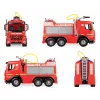 Lena GIGA TRUCKS camion dei pompieri a pedali Arocs, camion dei pompieri, 3 anno/i, multicolore