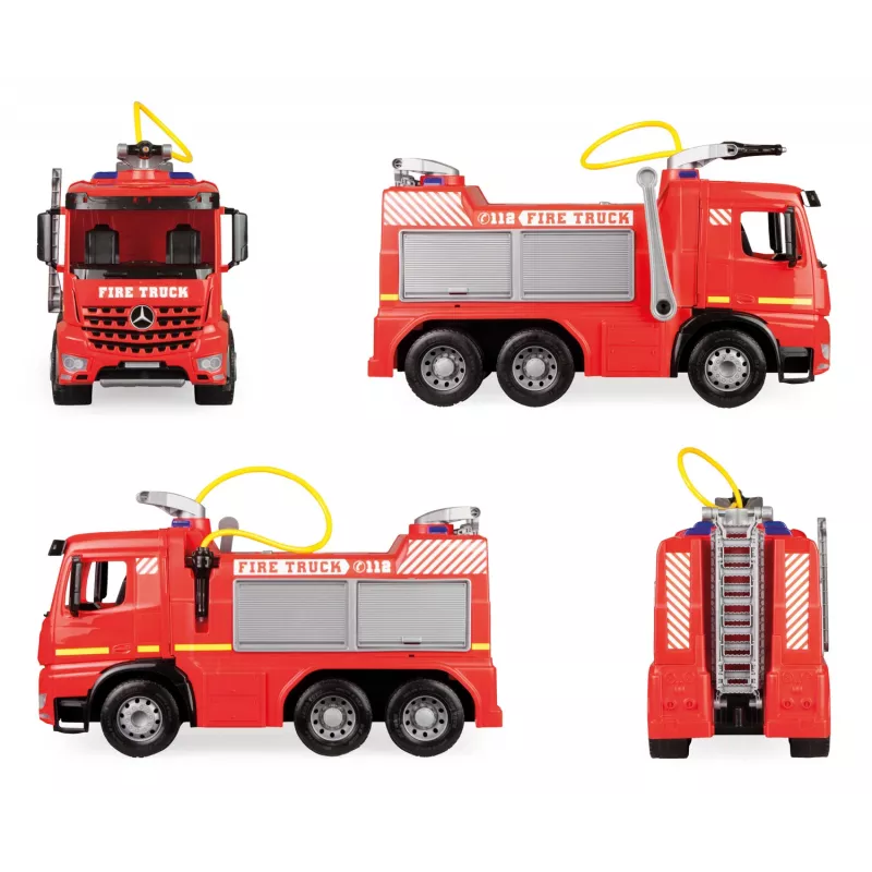 Lena GIGA TRUCKS camion dei pompieri a pedali Arocs, camion dei pompieri, 3 anno/i, multicolore