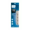 Protezione da sovratensione Philips SPN7040WA/60 4 prese AC 600 J 2 m bianco