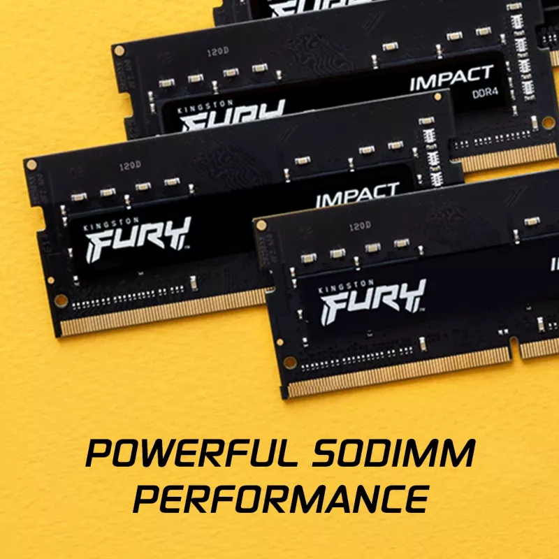 Kingston Technology FURY 16GB 3200MT/s DDR4 CL20 SODIMM (kit da 2) Impact
