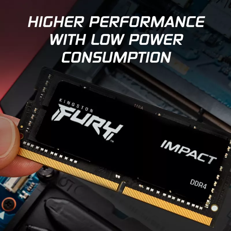 Kingston Technology FURY 16GB 3200MT/s DDR4 CL20 SODIMM (kit da 2) Impact