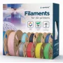 Filamento PLA-PLUS GEMBIRD, argento, 1,75 mm, 1 kg
