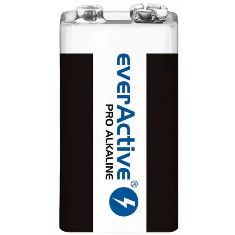 everActive EV6LR61-PRO batteria alcalina 9V 6LR61, 650 mAh, 1 pz in blister