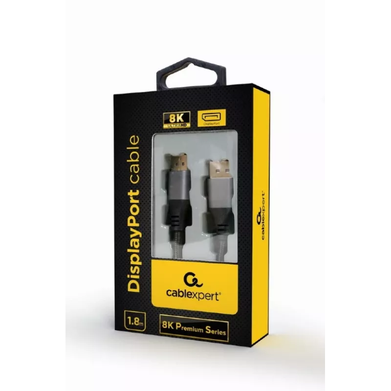 Gembird CC-DP8K-6 cavo DisplayPort 8K Premium, 1,8 m, nero