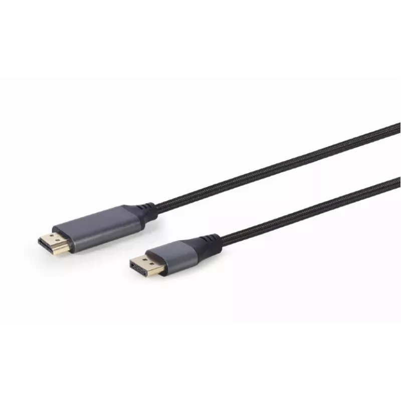 Adattatore cavo video Gembird CC-DP-HDMI-4K-6 — DisplayPort a HDMI Type-A, 1,8 m, 4K, nero