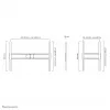 Supporto TV da parete Neomounts LFD-W1500 60-100 pollici – fisso – orizzontale e verticale