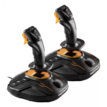 Thrustmaster T.16000M FCS SPACE SIM DUO nero, arancione USB joystick analogico / digitale PC