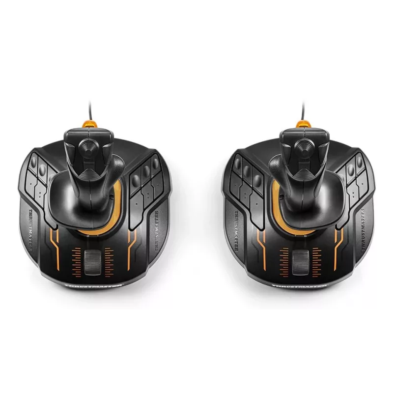 Thrustmaster T.16000M FCS SPACE SIM DUO nero, arancione USB joystick analogico / digitale PC