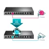 Switch managed TP-Link TL-SG1210MPE 10 porte Gigabit con 8 porte PoE+