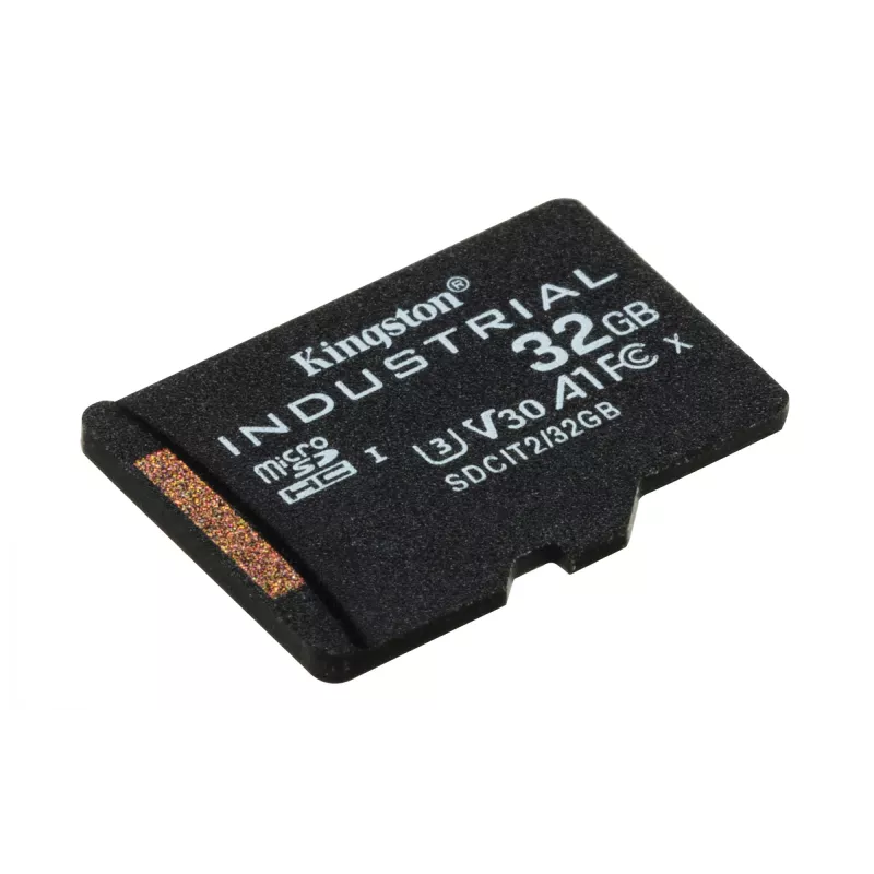 Kingston Technology 32GB microSDHC Industrial C10 A1 pSLC scheda + adattatore SD