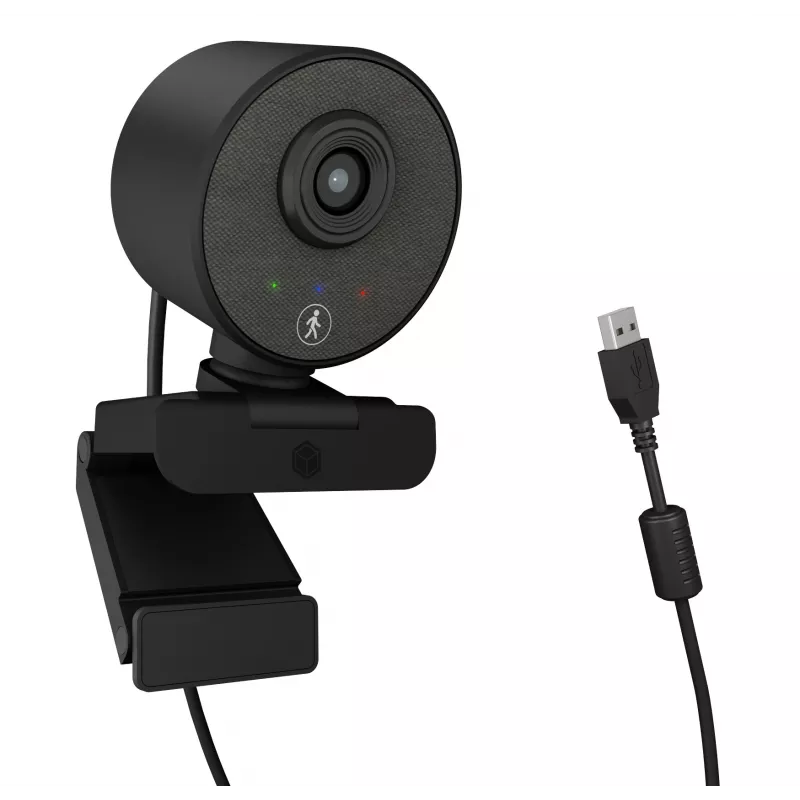 Webcam ICY BOX IB-CAM501-HD 1920 x 1080 Pixel USB 2.0 nero