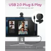 Webcam ICY BOX IB-CAM501-HD 1920 x 1080 Pixel USB 2.0 nero
