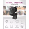 Webcam ICY BOX IB-CAM501-HD 1920 x 1080 Pixel USB 2.0 nero