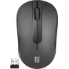 Mouse ottico wireless DEFENDER HIT MM-495 RF, ambidestro, 1600 DPI, ricevitore USB RF, nero