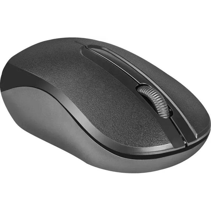 Mouse ottico wireless DEFENDER HIT MM-495 RF, ambidestro, 1600 DPI, ricevitore USB RF, nero
