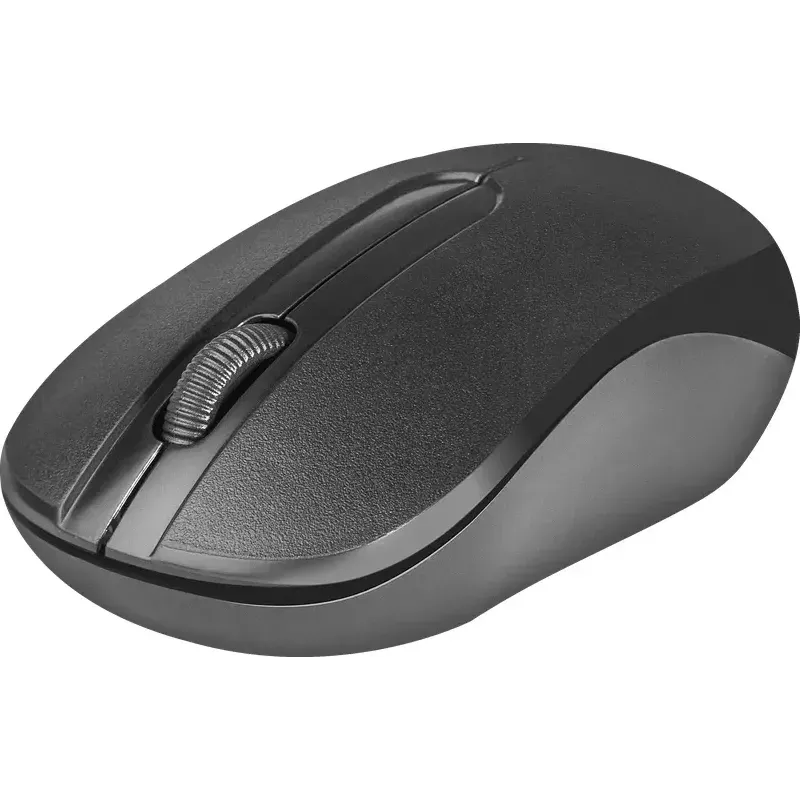 Mouse ottico wireless DEFENDER HIT MM-495 RF, ambidestro, 1600 DPI, ricevitore USB RF, nero
