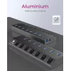 ICY BOX IB-HUB1701-C3 USB 3.2 Gen 1 (3.1 Gen 1) Type-B 5000 Mbit/s antracite