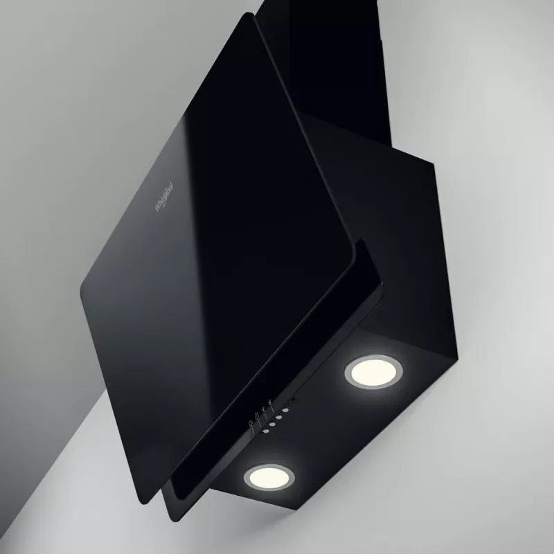 Whirlpool AKR 65F LM K installazione a parete nero 375 m³/h