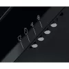 Whirlpool AKR 65F LM K installazione a parete nero 375 m³/h