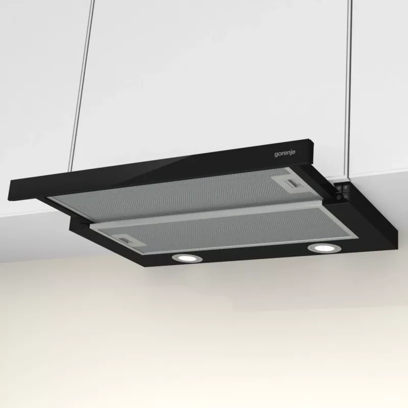 Gorenje TH62E4BG semi-integrata (estraibile) nero 450 m³/h