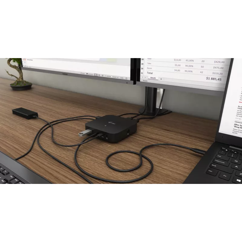 i-tec docking station USB-C HDMI DP con Power Delivery 100 W