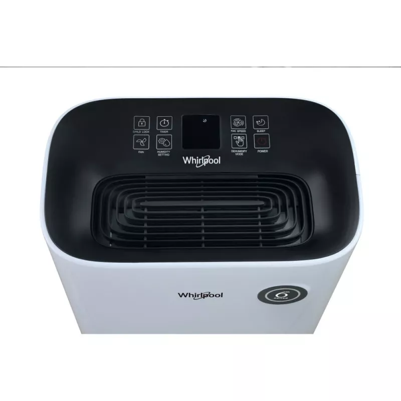Deumidificatore Whirlpool DE20W5252 6,5 l 44 dB 420 W nero bianco